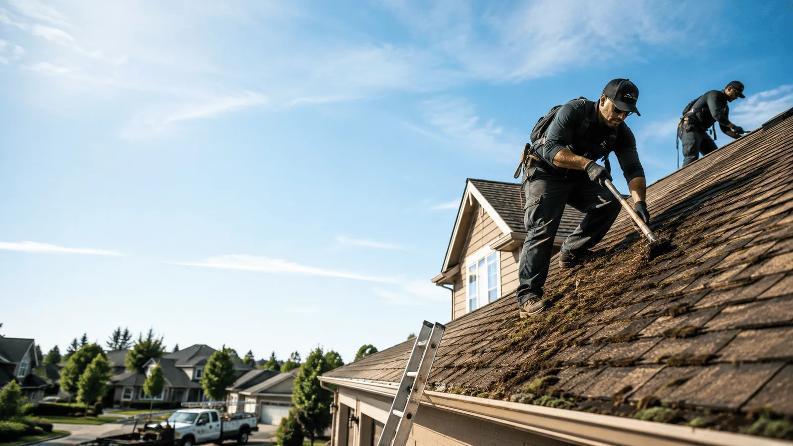 Roof Moss Removal in Webster Groves, MO near me